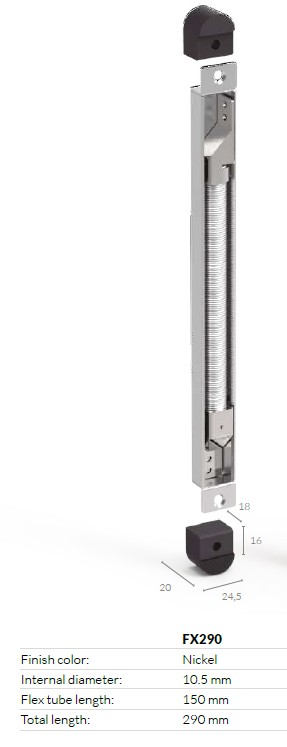 Przepust kablowy 290mm z korytkiem Openers & Closers FX290