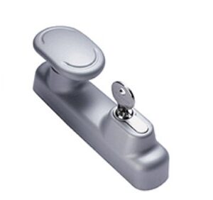 Gałkozamek z wkładką FAPIM Oltre 8585A srebrny