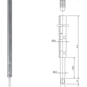 Pręt górny A=1500mm M6 B 9006 0013