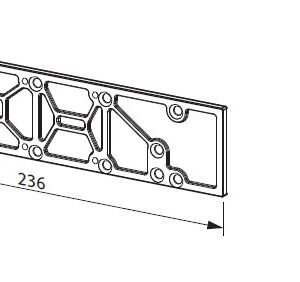 Płyta montażowa samozamykacz OTS 430 9-41641-00-0-0